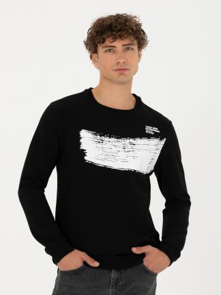 سویشرت مردانه مشکی پیرکاردین