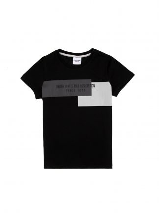 تی شرت پسرانه مشکی یو اس پولو