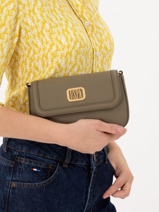 کیف دوشی زنانه خاکی روشن یو اس پولو