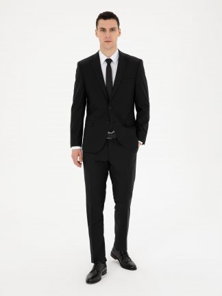 کت و شلوار مردانه مشکی پیرکاردین