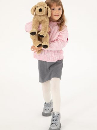 دامن دخترانه خاکی ملانژ یو اس پولو