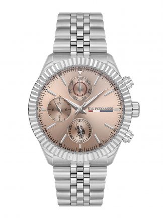 ساعت مچی مردانه خاکستری یو اس پولو
