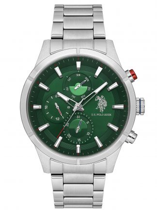 ساعت مچی مردانه خاکستری یو اس پولو