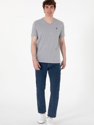 شلوار جین راسته مردانه سبز یو اس پولو