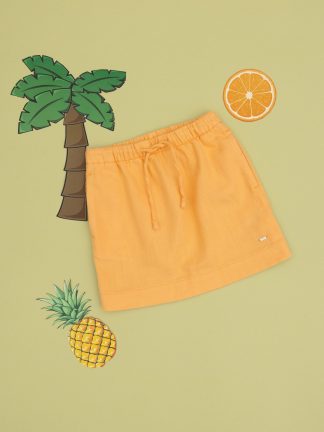 پیراهن دخترانه خربزه ای یو اس پولو