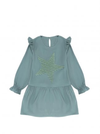 پیراهن دخترانه نعنایی یو اس پولو