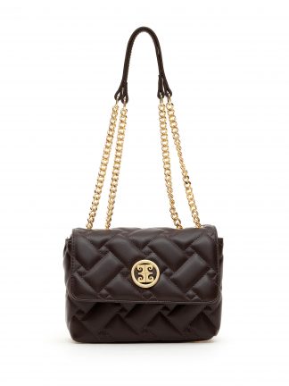 کیف دوشی زنانه قهوه ای پیرکاردین