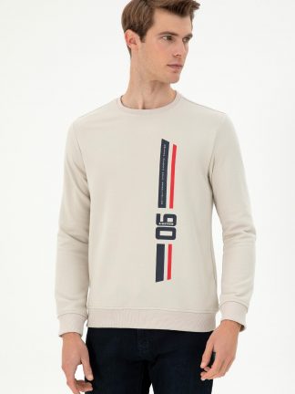 سویشرت مردانه طوسی یو اس پولو