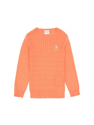پلیور دخترانه سالمون یو اس پولو
