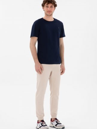 شلوار راحتی مردانه طوسی یو اس پولو