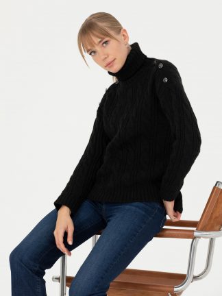 پلیور زنانه مشکی پیرکاردین