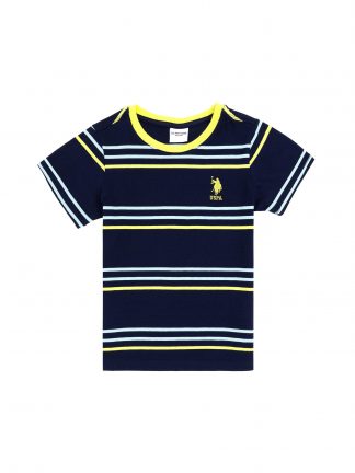 تی شرت پسرانه سرمه ای یو اس پولو