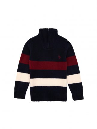 پلیور پسرانه سرمه ای یو اس پولو