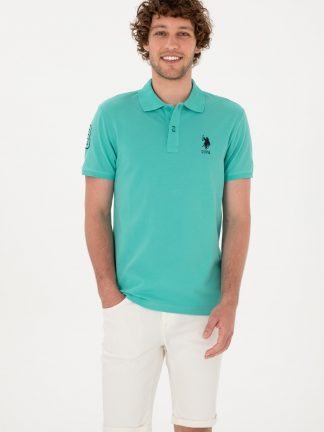 پولوشرت مردانه نعنایی یو اس پولو