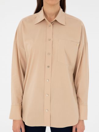 شومیز زنانه بژ پیرکاردین