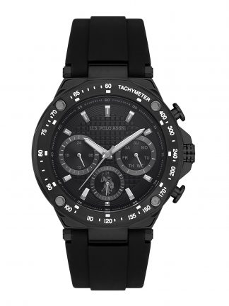 ساعت مچی مردانه مشکی یو اس پولو