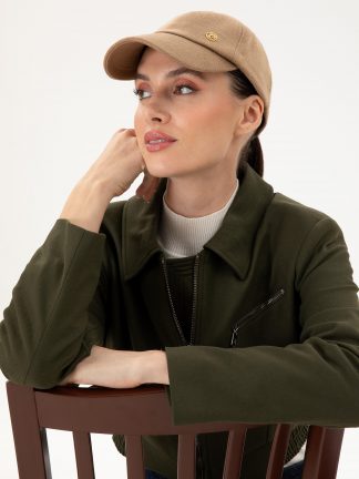 کلاه کپ زنانه شتری پیرکاردین