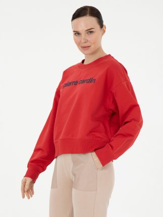 سویشرت زنانه قرمز پیرکاردین