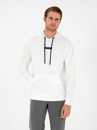 هودی مردانه سفید پیرکاردین