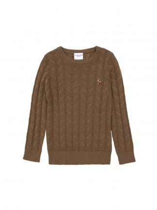 پلیور پسرانه خاکی روشن یو اس پولو