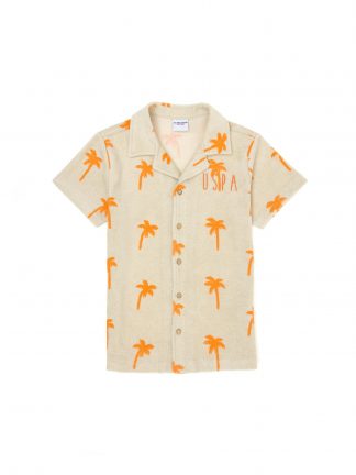 پیراهن پسرانه طوسی یو اس پولو