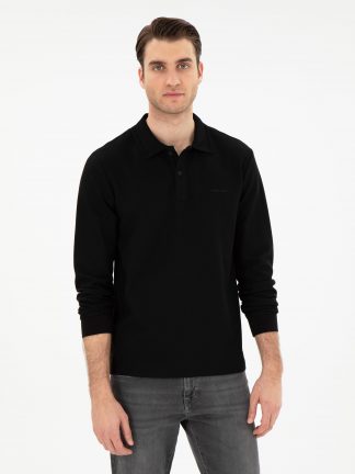 سویشرت مردانه مشکی پیرکاردین