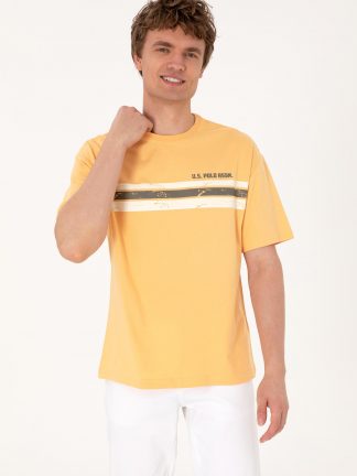 تی شرت مردانه خربزه ای یو اس پولو