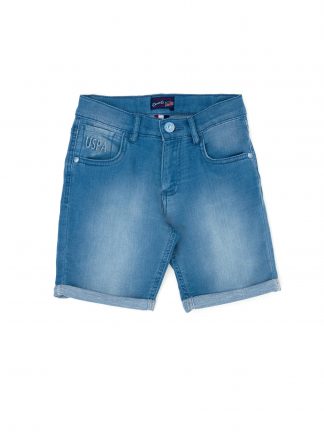 شلوارک پسرانه آبی یو اس پولو