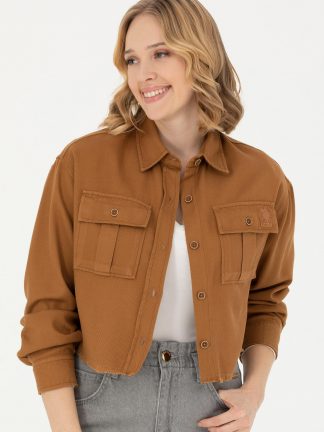 شومیز زنانه نارگیلی یو اس پولو