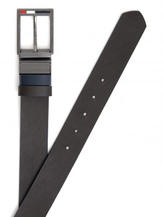 کمربند مردانه سرمه ای یو اس پولو