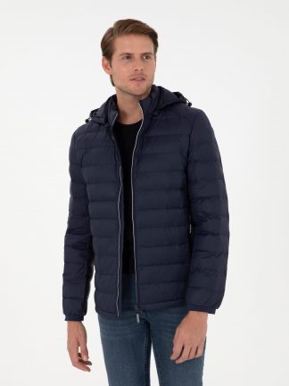 کاپشن مردانه سرمه ای پیرکاردین