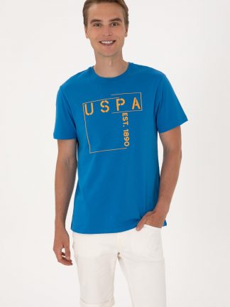 تی شرت مردانه آبی کوبالت یو اس پولو