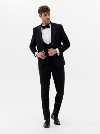 کت و شلوار مردانه سرمه ای پیرکاردین