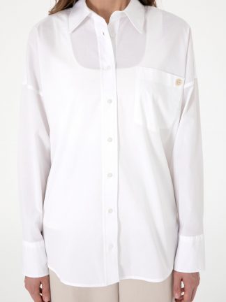 شومیز زنانه سفید پیرکاردین