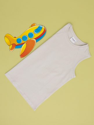 تی شرت پسرانه خاکستری روشن یو اس پولو