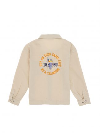 پیراهن پسرانه کرم یو اس پولو