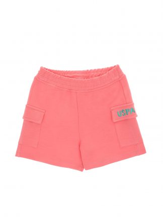 شلوارک دخترانه صورتی یو اس پولو