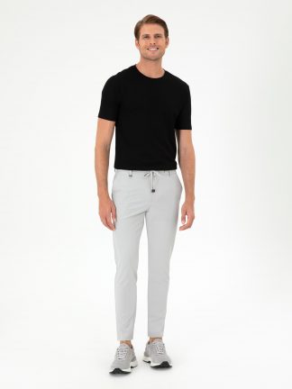 شلوار پارچه ای مردانه طوسی پیرکاردین