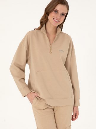 سویشرت زنانه بژ یو اس پولو