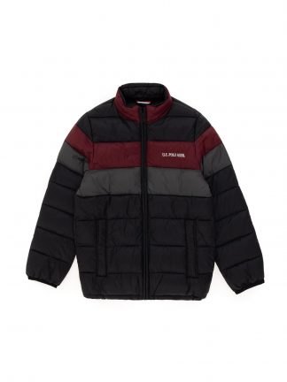 کاپشن پسرانه مشکی یو اس پولو