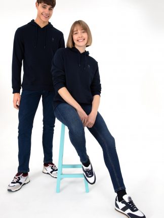 هودی مردانه سرمه ای یو اس پولو