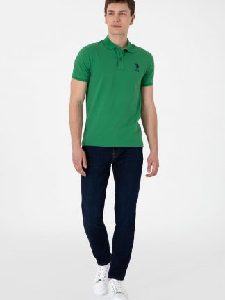 شلوار جین جذب مردانه آبی تیره یو اس پولو