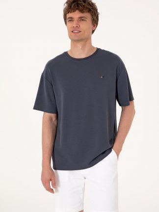 پولوشرت مردانه خاکستری تیره یو اس پولو