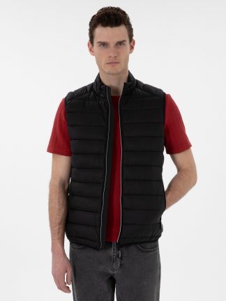 جلیقه ورزشی مردانه مشکی پیرکاردین