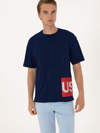 تی شرت مردانه سرمه ای یو اس پولو