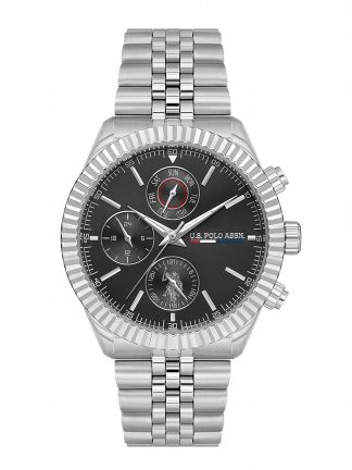 ساعت مچی مردانه خاکستری یو اس پولو