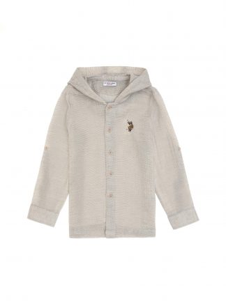 کاپشن پسرانه طوسی یو اس پولو