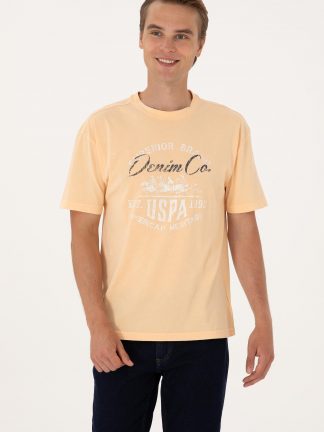 تی شرت مردانه خربزه ای یو اس پولو