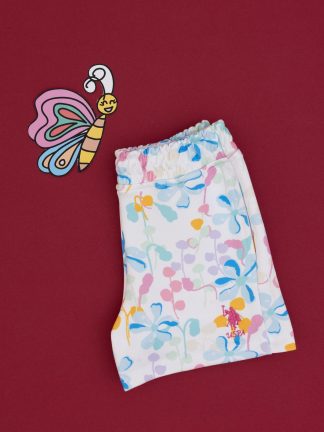 شلوارک دخترانه سفید یو اس پولو