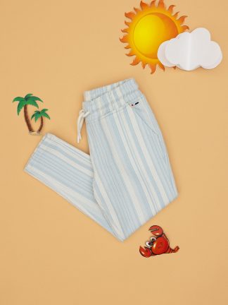 شلوار راحتی پسرانه آبی روشن یو اس پولو